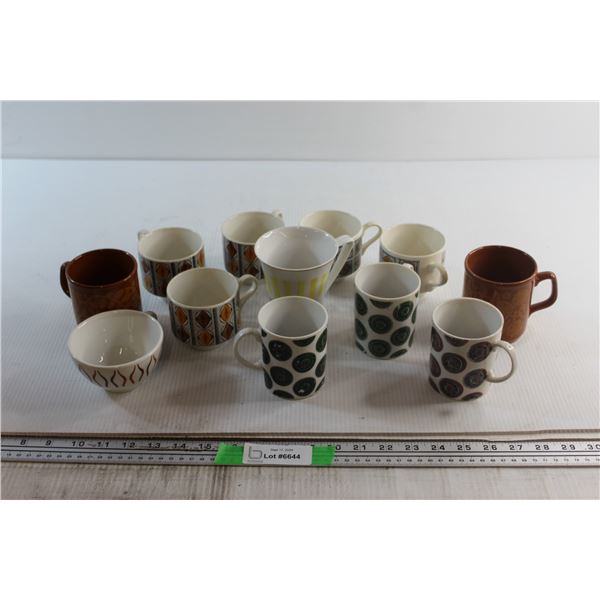 (12) Assorted Mugs