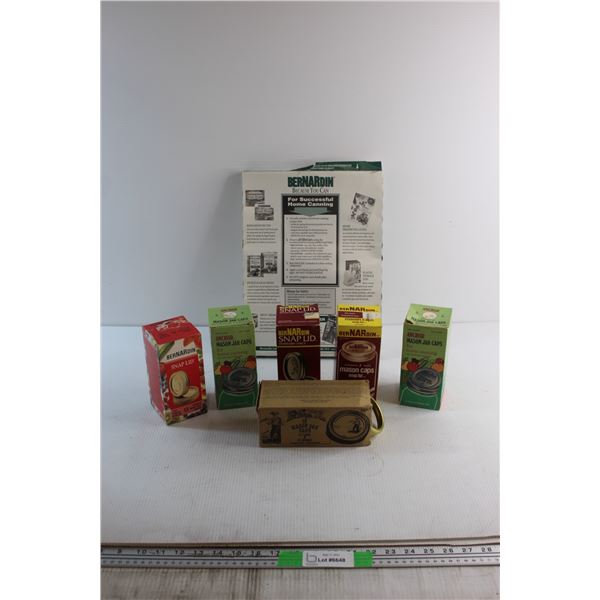 Assorted Bernardin and Anchor Mason Jar Caps