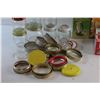 Image 3 : (7) Assorted Bernardin Glass Jars and Assorted Bernardin Snap Lids