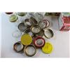 Image 5 : (7) Assorted Bernardin Glass Jars and Assorted Bernardin Snap Lids