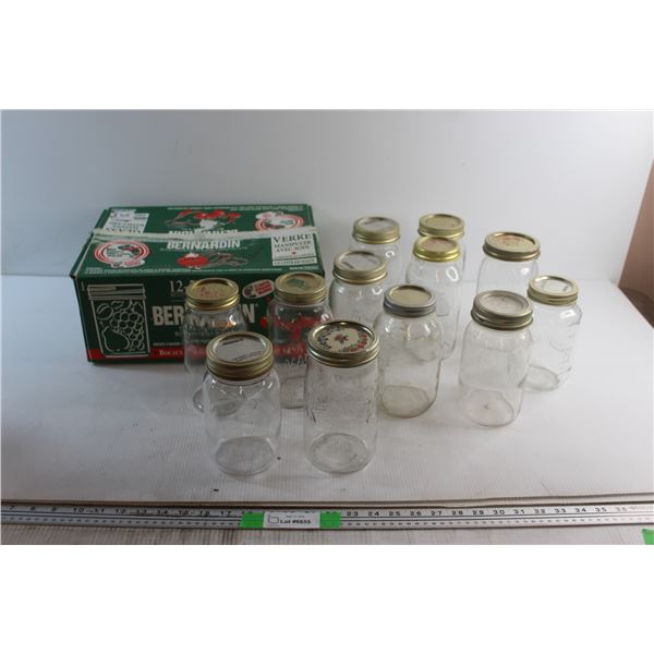 (24) Assorted Canning Jars