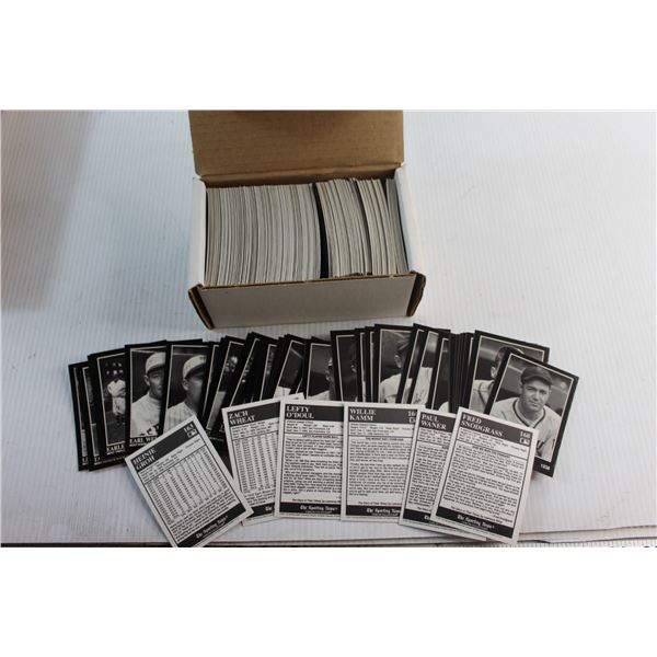 The Sporting News Conlon Collection 1991 Edition Baseball Cards Count of 330 - Black and white Photo