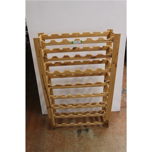 * Wine Bottle Rack - 31" x 9" x 49" High