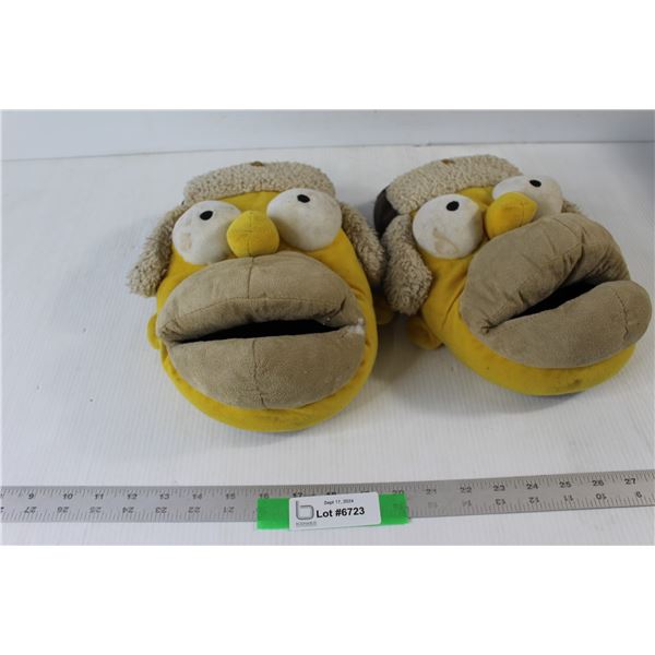 Simpsons Homer Slippers MM 9-10