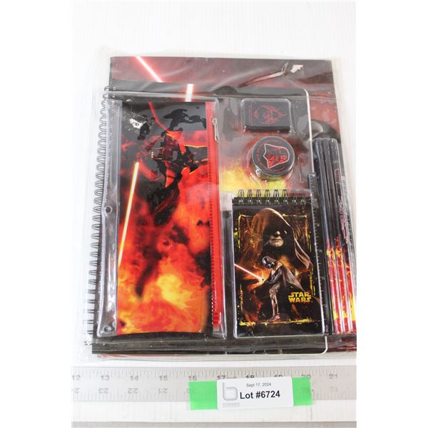 Star Wars Darth Vader Pencil Case Set With Notebook