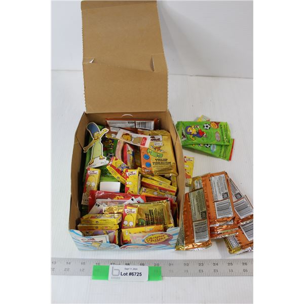 Simpsons Assorted Candy Boxes and Wrappers