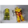 Image 4 : (2) Ninja Turtle Figurines, Transformers Pretender Bumblebee Toy,