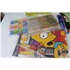 Image 4 : (2) Simpsons Cookie Dohs, Assorted Simpsons Food Wrapper