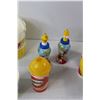 Image 3 : (2) Simpsons Popcorn Buckets, (7) Simpsons Drink Cups/Bottles - Pepsi/Slushie, Bellywashers