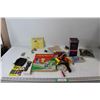 Image 1 : Mickey Mouse Calculator, Disney Little Mermaid Bubble Book, Care Bear Bubble Book, Peanuts Colouring