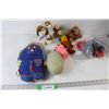 Image 1 : (3) Teddy Bears, Dog Squeaker Toy, Dinosaurs Toy Egg, Yogi Bear, Assorted Toys