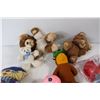 Image 3 : (3) Teddy Bears, Dog Squeaker Toy, Dinosaurs Toy Egg, Yogi Bear, Assorted Toys