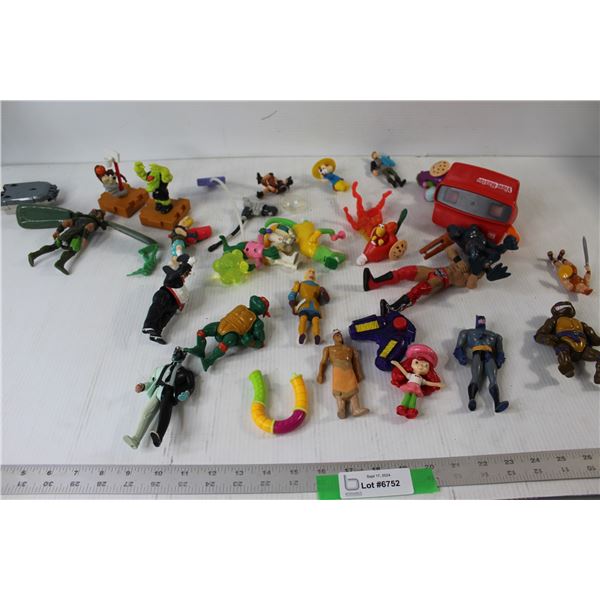 Assorted Kids Toys/Figurines - Ninja Turtles, Batman, Hercules, etc.