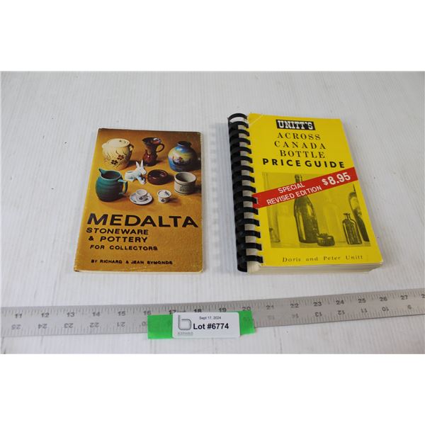 Medalta Stoneware and Pottery Book, Unitt's Across Canada Bottle Price Guide Book