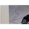 Image 2 : Dwayne Roloson Edmonton Oilers Goalie Signed Picture - 28.5" x 21" - Certificate of Authenticity Inc