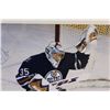 Image 3 : Dwayne Roloson Edmonton Oilers Goalie Signed Picture - 28.5" x 21" - Certificate of Authenticity Inc