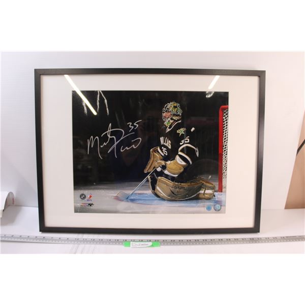Marty Turco Dallas Stars Goalie Signed Picture - 28.5" x 21" - Certificate of Authenticity Included