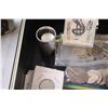 Image 7 : Assorted Foreign Money, (2) Cow Hide Bottles, Various Coins, in Case