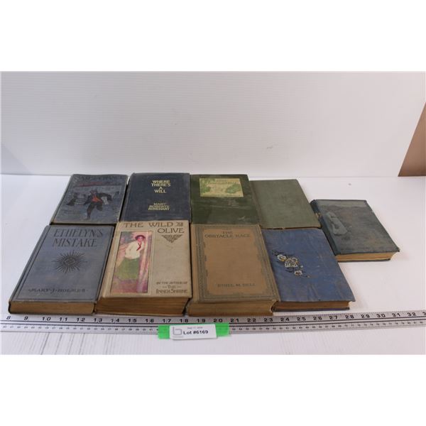 (7) Vintage Hard Cover Books: The Wild Olive, Obstacle Race, Sam's Chance, Misc.