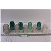 Image 1 : (9) Glass Insulators (4) Green, (5) Clear