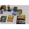 Image 6 : Lot: Pokemon Cards (Assorted), Batman Toys, Harley Davidson Playing Cards, Shark Pencil, Misc.