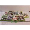Image 1 : (9) XBOX Video Games: NHL, Need for Speed, Tiger Woods, Stoked, Skate, UFC, Madden