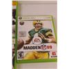 Image 4 : (9) XBOX Video Games: NHL, Need for Speed, Tiger Woods, Stoked, Skate, UFC, Madden