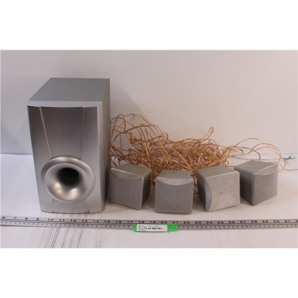 Impendance Speakers & Subwoofer - untested, as is