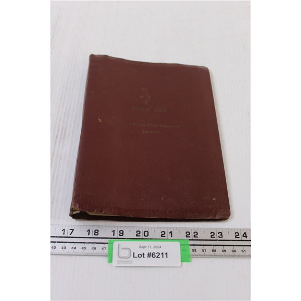 John Deere Co. Price List Book - Blank