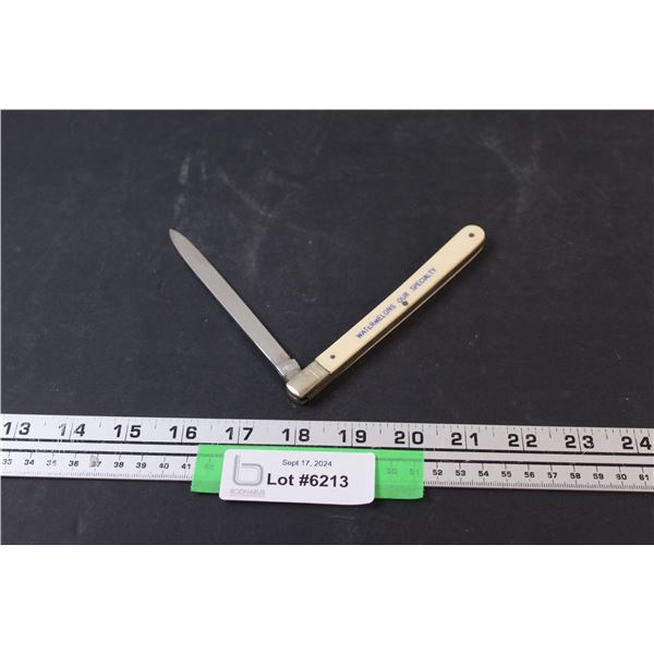 Watermelons Advertisement Folding Knife