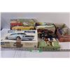 Image 1 : (3) Model Vehicle Building Kits & (4) Models (Almost Complete) - as is
