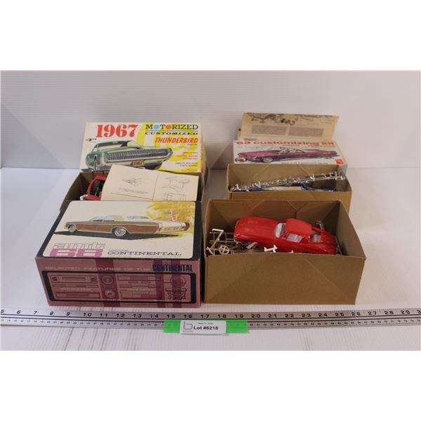 (3) Model Vehicle Building Kits - as is