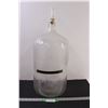 Image 1 : Glass Carboy w/Topper - 22" Tall - For Wine Making