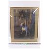 Image 1 : Hunting Dog Picture in Frame - 20" x 16"