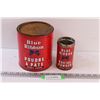 Image 1 : (2) Blue Ribbon Baking Powder Tins - Some Wear