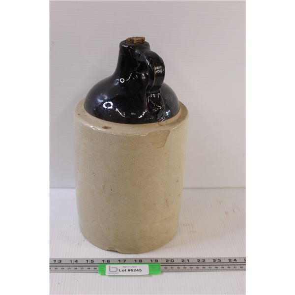 Crock Jug - 13" Tall - Has Chip