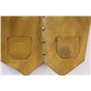 Image 2 : Handmade Custom Leather Vest - 26" x 20"