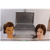 Image 1 : (2) Head Mannequins in Metal Case