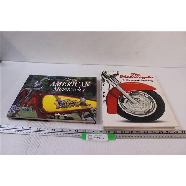 (2) Motorcycle History Hardcover Books