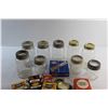 Image 5 : Parowax, Assorted Mason & Snap Lids and (9) Assorted Glass Jars
