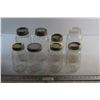 Image 1 : (8) Assorted Glass Jars