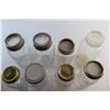 Image 5 : (8) Assorted Glass Jars
