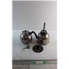 Image 1 : Metal Kettle and Coffee Percolator