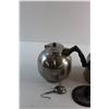 Image 3 : Metal Kettle and Coffee Percolator