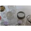 Image 7 : (3) Glass Bottles and (11) Canning Jars