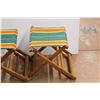 Image 2 : (2) Folding Wooden Chairs