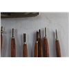 Image 4 : Assorted Wood Chisels and Sears Digimatic P8 Electronic Calculator