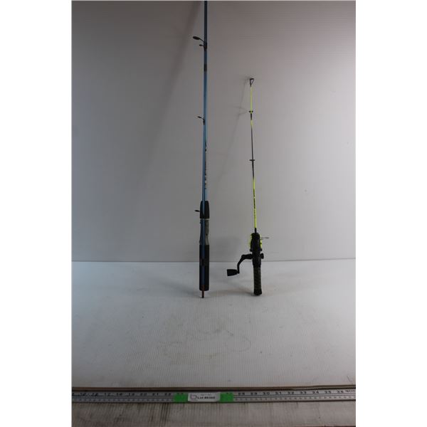 (2) Neonz and Tebco Fishing Rods