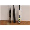 Image 2 : (3) Softball Bats