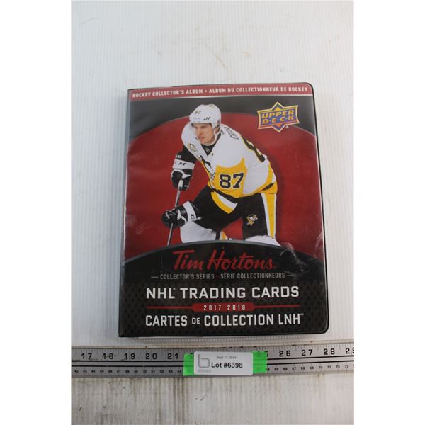 Tim Hortons NHL 2017-18 Collector's Series Trading Hockey Cards Album